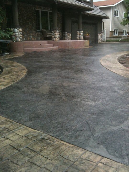 Outdoor Patterned Concrete Flooring 