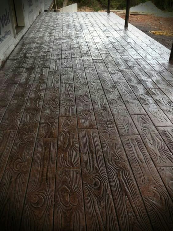 wood effect concrete