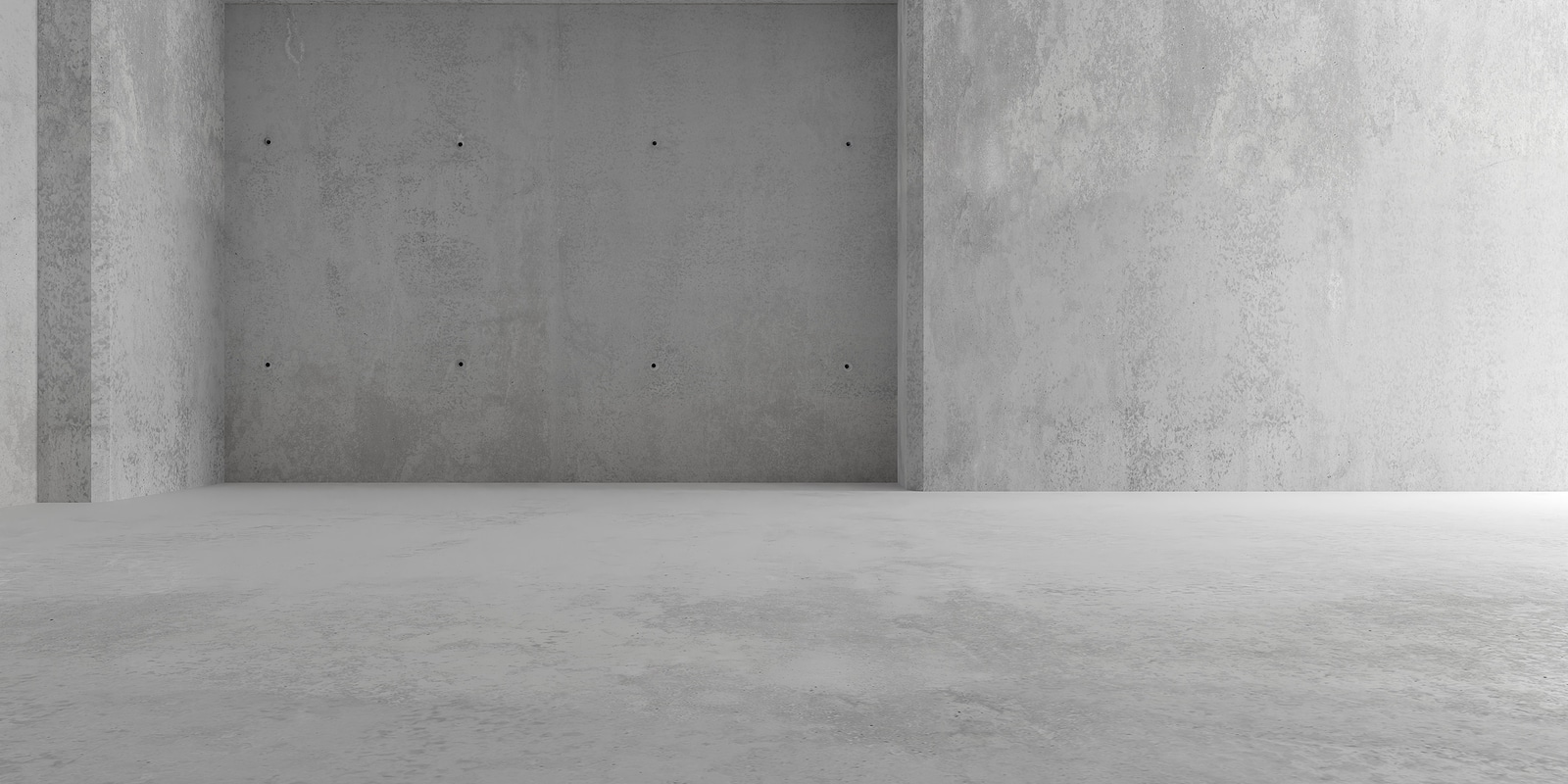 concrete floor and walls