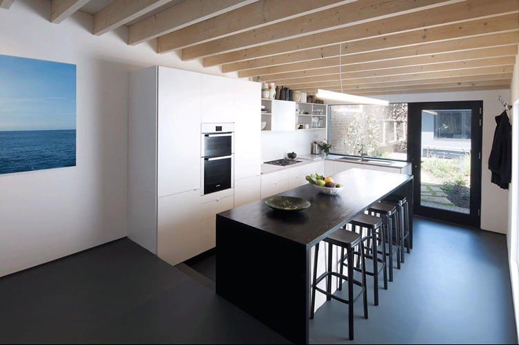 concrete kitchen floor